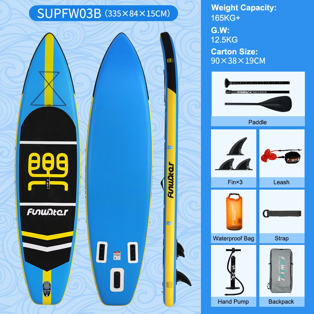 FunWater nafukovací paddleboard BLUE CRUISE 3